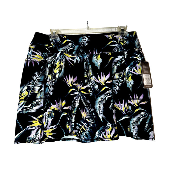 New SKECHERS Shorts GoFlex GoWalk Palm Breeze Printed High Waisted Skort Size 3X - Picture 1 of 5